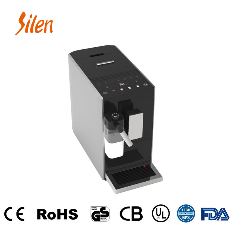 Machine à café entièrement automatique avec mousseur à lait automatique